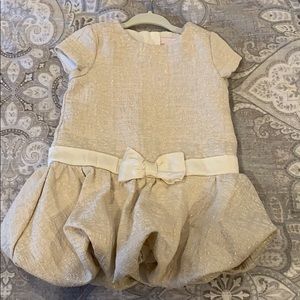 Janie and jack gold dress